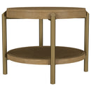  Coaster Furniture Arini 706188-S3 3-piece Round Coffee and End Table Set - Sand Wash IMAGE 10