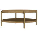  Coaster Furniture Arini 706188-S3 3-piece Round Coffee and End Table Set - Sand Wash IMAGE 6