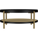  Coaster Furniture Arini 706198-S2 2-piece Round Coffee and End Table Set - Black IMAGE 7