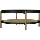  Coaster Furniture Arini 706198-S3 3-piece Round Coffee and End Table Set - Black IMAGE 8