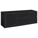  Coaster Furniture Winfield 706222 60-inch 2-door TV Stand Media Console - Black IMAGE 7
