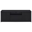 Coaster Furniture Winfield 706222-SET 3-piece Entertainment Center 60-inch TV Stand - Black IMAGE 12