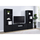  Coaster Furniture Winfield 706222-SET 3-piece Entertainment Center 60-inch TV Stand - Black IMAGE 2