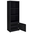  Coaster Furniture Winfield 706222-SET 3-piece Entertainment Center 60-inch TV Stand - Black IMAGE 8