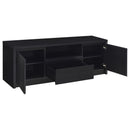  Coaster Furniture Winfield 706222-SET 3-piece Entertainment Center 60-inch TV Stand - Black IMAGE 9