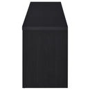 Coaster Furniture Winfield 706223-SET 3-piece Entertainment Center 78-inch TV Stand - Black IMAGE 3