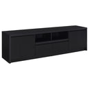  Coaster Furniture Winfield 706223-SET 3-piece Entertainment Center 78-inch TV Stand - Black IMAGE 5