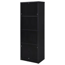  Coaster Furniture Winfield 706224 3-shelf Media Tower Entertainment Pier - Black IMAGE 10