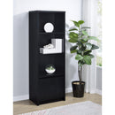  Coaster Furniture Winfield 706224 3-shelf Media Tower Entertainment Pier - Black IMAGE 6