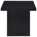  Coaster Furniture Max 706278-S2 2-piece Rectangular Coffee and End Table Set - Black IMAGE 6