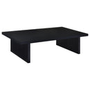  Coaster Furniture Max 706278-S2 2-piece Rectangular Coffee and End Table Set - Black IMAGE 7
