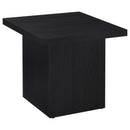 Coaster Furniture Max 706278-S2 2-piece Rectangular Coffee and End Table Set - Black IMAGE 8