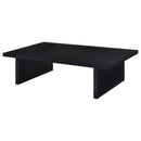 Coaster Furniture Max 706278-S3 3-piece Rectangular Coffee and End Table Set - Black IMAGE 9