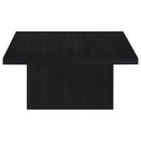  Coaster Furniture Devar 706408-S2 2-piece Square Cocktail Coffee End Table Set - Black IMAGE 12