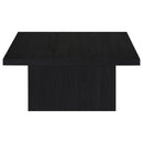  Coaster Furniture Devar 706408-S3 3-piece Square Cocktail Coffee End Table Set - Black IMAGE 4