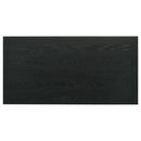  Coaster Furniture Decker 706478 47-Inch Rectangular Coffee Table - Black IMAGE 4