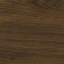  Coaster Furniture Hamlyn 706517 Round Fluted Occasional End Table - Walnut IMAGE 4