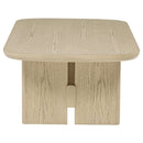  Coaster Furniture Kailani 706588-S2 2-piece Coastal Coffee and End Table Set - Beige Oak IMAGE 2