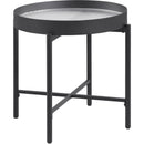  Coaster Furniture Ozella 707898-S2 2-piece Round Coffee and End Table Set - Sandy Black IMAGE 10
