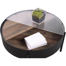 Coaster Furniture Ozella 707898-S2 2-piece Round Coffee and End Table Set - Sandy Black IMAGE 9