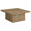  Coaster Furniture Devar 708068-S2 2-piece Square Coffee and End Table Set - Mango IMAGE 7