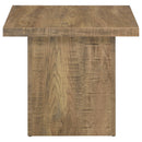  Coaster Furniture Devar 708068-S3 3-piece Square Coffee and End Table Set - Mango IMAGE 5