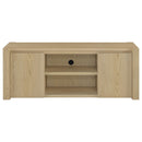  Coaster Furniture Laurelton 708222 60-inch 2-door TV Stand Media Console - Light Oak IMAGE 9