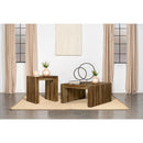  Coaster Furniture Odilia 708418-S2 2-piece Solid Wood Coffee and End Table Set - Auburn IMAGE 1