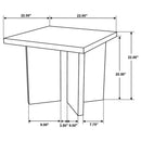  Coaster Furniture Andando 708498-S2 2-piece Coffee and End Table Set - Mango Brown IMAGE 12
