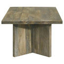  Coaster Furniture Andando 708498-S2 2-piece Coffee and End Table Set - Mango Brown IMAGE 2