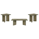  Coaster Furniture Andando 708498-S3 3-piece Coffee and End Table Set - Mango Brown IMAGE 5