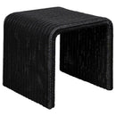  Coaster Furniture Cahya 708518-S3 3-piece Rattan Coffee and End Table Set - Black IMAGE 7