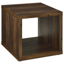  Coaster Furniture Frisco 710508-S2 2-piece Coffee and End Table Set - Dark Pine IMAGE 10