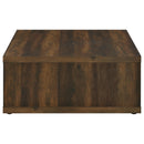  Coaster Furniture Frisco 710508-S2 2-piece Coffee and End Table Set - Dark Pine IMAGE 3