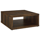  Coaster Furniture Frisco 710508-S3 3-piece Coffee and End Table Set - Dark Pine IMAGE 10