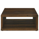  Coaster Furniture Frisco 710508-S3 3-piece Coffee and End Table Set - Dark Pine IMAGE 11