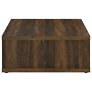  Coaster Furniture Frisco 710508-S3 3-piece Coffee and End Table Set - Dark Pine IMAGE 4