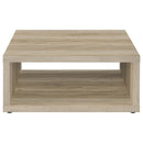  Coaster Furniture Frisco 710518-S2 2-piece Coffee and End Table Set - Distressed Pine IMAGE 8