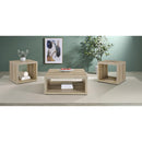  Coaster Furniture Frisco 710518-S3 3-piece Coffee and End Table Set - Distressed Pine IMAGE 2