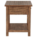  Coaster Furniture Payne 710548-S2 2-piece Coffee and 1-drawer End Table Set - Brown IMAGE 3