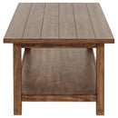  Coaster Furniture Payne 710548-S2A 2-piece Coffee and End Table Set - Distressed Brown IMAGE 2