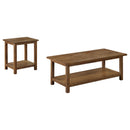  Coaster Furniture Payne 710548-S2A 2-piece Coffee and End Table Set - Distressed Brown IMAGE 4