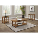  Coaster Furniture Payne 710548-S3A 3-piece Coffee and End Table Set - Distressed Brown IMAGE 4