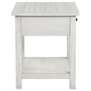  Coaster Furniture Payne 710558-S2 2-piece Coffee and 1-drawer End Table Set - White IMAGE 1