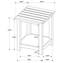  Coaster Furniture Payne 710558-S2A 2-piece Coffee and End Table Set - Distressed White IMAGE 12