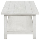  Coaster Furniture Payne 710558-S2A 2-piece Coffee and End Table Set - Distressed White IMAGE 3