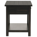  Coaster Furniture Payne 710568-S2 2-piece Coffee and 1-drawer End Table Set - Java IMAGE 1