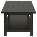  Coaster Furniture Payne 710568-S3 3-piece Coffee and 1-drawer End Table Set - Java IMAGE 1