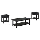  Coaster Furniture Payne 710568-S3 3-piece Coffee and 1-drawer End Table Set - Java IMAGE 6
