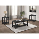  Coaster Furniture Payne 710568-S3A 3-piece Coffee and End Table Set - Distressed Java IMAGE 1